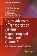Recent Advances in Transportation Systems Engineering and Management -- Volume 2