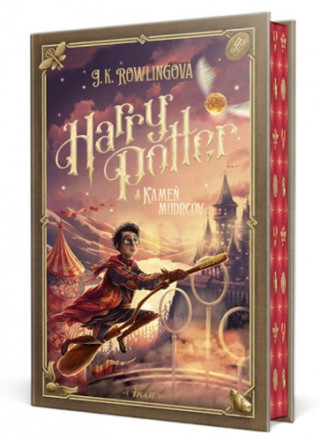 Harry Potter 1 - A Kameň mudrcov, 6., revidované vydanie (farebná oriezka) (Copertă tare)