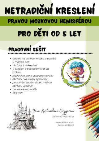 Netradiďż˝nďż˝ kreslenďż˝ pravou mozkovou hemisfďż˝rou