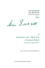 La revue des lettres modernes 2024 - 8 - comment c'est / how it is de samuel bec