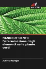 NANONUTRIENTI: Determinazione degli elementi nelle piante verdi