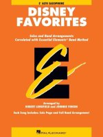 Essential Elements Disney Favorites for Alto Saxophone