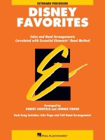 Essential Elements Disney Favorites for Keyboard Percussion
