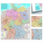 Deutschland Organisationskarte zum Pinnen auf EasyPrint - Platte