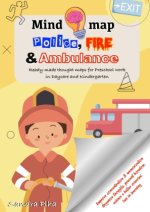 KitaFix-Mindmap Police, Fire and Ambulance (Ready-made thought maps for Preschool work in Daycare and Kindergarten)