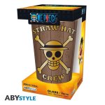 ONE PIECE - Large Glass - 400ml - Skulls - Matte x2