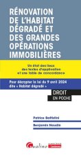 Rénovation de l'habitat dégradé et des grandes opérations d'aménagement