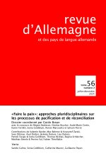 Revue d’Allemagne et des pays de langue allemande n°56-2/2024