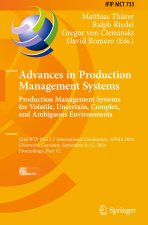 Advances in Production Management Systems. Production Management Systems for Volatile, Uncertain, Complex, and Ambiguous Environments