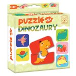 Puzzle Dinozaury 2+