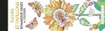 Fleurs et papillons - 50 marque-pages à colorier