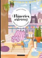 Flâneries urbaines : un beau livre à colorier Florisillustrations