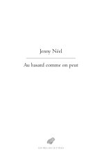 Au hasard comme on peut