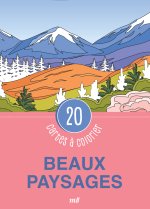 Paysages apaisants - 20 cartes postales à colorier