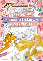 Disney Princesses - Mes robes avec stickers à colorier T1 (prov)