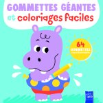L'hippopotame gommettes géantes