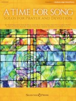 A TIME FOR SONG (VOL. 2: SOLOS FOR PRAYER AND DEVOTION)