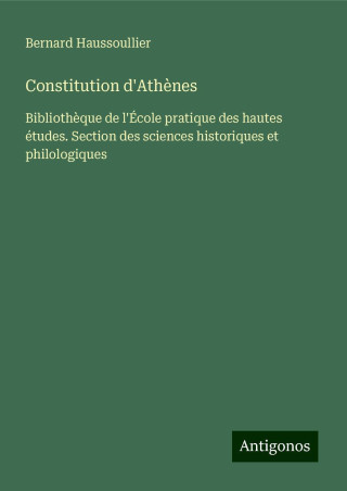Constitution d'Ath?nes