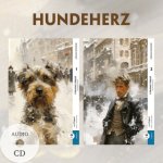 Sobatsch'je serdze / Hundeherz - 2 Teile (2 Bücher + Audio-CDs) - Frank-Lesemethode - Kommentierte zweisprachige Ausgabe Russisch-Deutsch, m. 2 Audio-