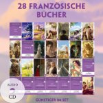 28 französische Bücher (28 Bücher + Audio-CDs) - Frank-Lesemethode - Kommentierte zweisprachige Ausgabe Französisch-Deutsch, m. 28 Audio-CD, m. 28 Aud