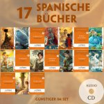 17 spanische Bücher (17 Bücher + Audio-CDs) - Frank-Lesemethode - Kommentierte zweisprachige Ausgabe Spanisch-Deutsch, m. 17 Audio-CD, m. 17 Audio, m.