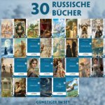 30 russische Bücher (30 Bücher + Audio-Online) - Frank-Lesemethode - Kommentierte zweisprachige Ausgabe Russisch-Deutsch, m. 30 Audio, m. 30 Audio, 30