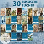 30 russische Bücher (30 Bücher + Audio-CDs) - Frank-Lesemethode - Kommentierte zweisprachige Ausgabe Russisch-Deutsch, m. 30 Audio-CD, m. 30 Audio, m.