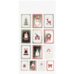 Papiersticker Weihnachtspost, FSC MIX, 3 Bögen