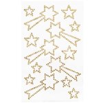 Strass-Sticker Sternschnuppen, 14 Stück