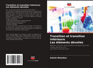 Transition et transition intérieure Les éléments dévoilés