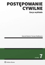 Postępowanie cywilne. Zarys wykładu