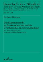 Das Eigentumsrecht an Baukunstwerken und die Urheberrechte an deren Abbildung - zur Notwendigkeit einer gesetzgeberischen Intervention