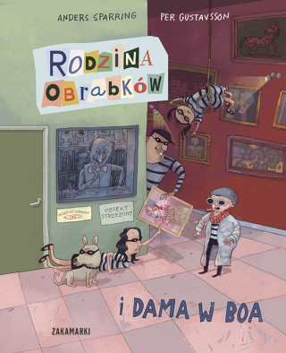 Rodzina Obrabków i dama w boa (Anders Sparring)(Twarda)