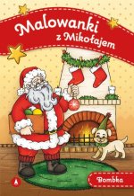 Malowanki z Mikołajem Bombka