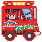 camion dei pompieri. Libro sagomato in EVA