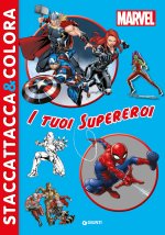tuoi supereroi. Marvel. Con adesivi