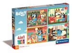 Puzzle 4 w 1. Super kolor. Bluey