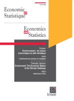 Economie et Statistique / Economics and Statistics n°543