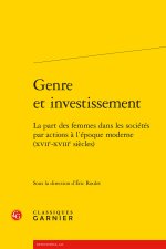 GENRE ET INVESTISSEMENT - LA PART DES FEMMES DANS LES SOCIÉTÉS PAR ACTIONS À L'É