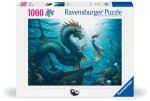 Ravensburger Puzzle 12001434 - Enchanted Depths: Dragon, Mermaid and Turtles - 1000 Teile Puzzle für Erwachsene und Kinder ab 14 Jahren