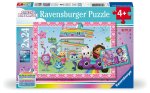 Ravensburger Kinderpuzzle - 12004112 Gabby's Dollhouse - Puzzle für Kinder ab 4 Jahren, mit 2x24 Teilen