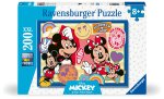 Ravensburger Kinderpuzzle - 12004136 Unterwegs mit Mickey und Minnie - Puzzle für Kinder ab 8 Jahren, mit 200 Teilen im XXL-Format