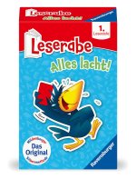 Ravensburger 23496 - Leserabe - Alles lacht - Kartenspiel zum Lesen lernen mit Spaß - 1. Klasse, für Kinder ab 6 Jahren