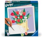 Ravensburger CreArt - Malen nach Zahlen 25518 - Tulpenstrauß - ab 12 Jahren
