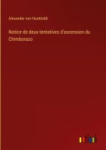 Notice de deux tentatives d'ascension du Chimborazo