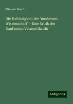 Die Haltlosigkeit der 