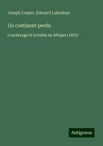 Un continent perdu