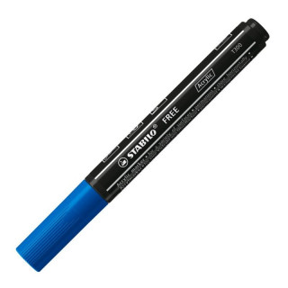 Akrylový popisovač STABILO FREE Acrylic - kulatý hrot 2-3 mm - tmavě modrá (Hračka)