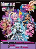 Monster High Zdrapuj, koloruj, naklejaj