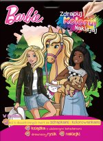 Barbie Zdrapuj koloruj, naklejaj